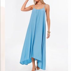 Pomander Place Blue Laney Maxi Dress from Tuckernuck - only worn once!